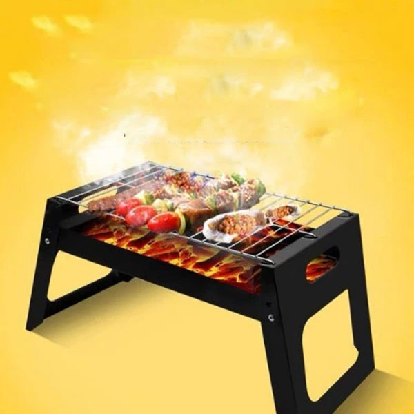 Bếp nướng than hoa nướng ngoài trời BBQ chất liệu inox cao cấp K170